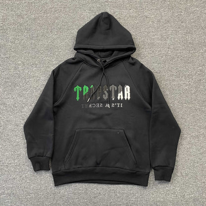 Trapstar Chenille Decoded Fuzzy logo Hoodie and Pants Tracksuit Trousers
