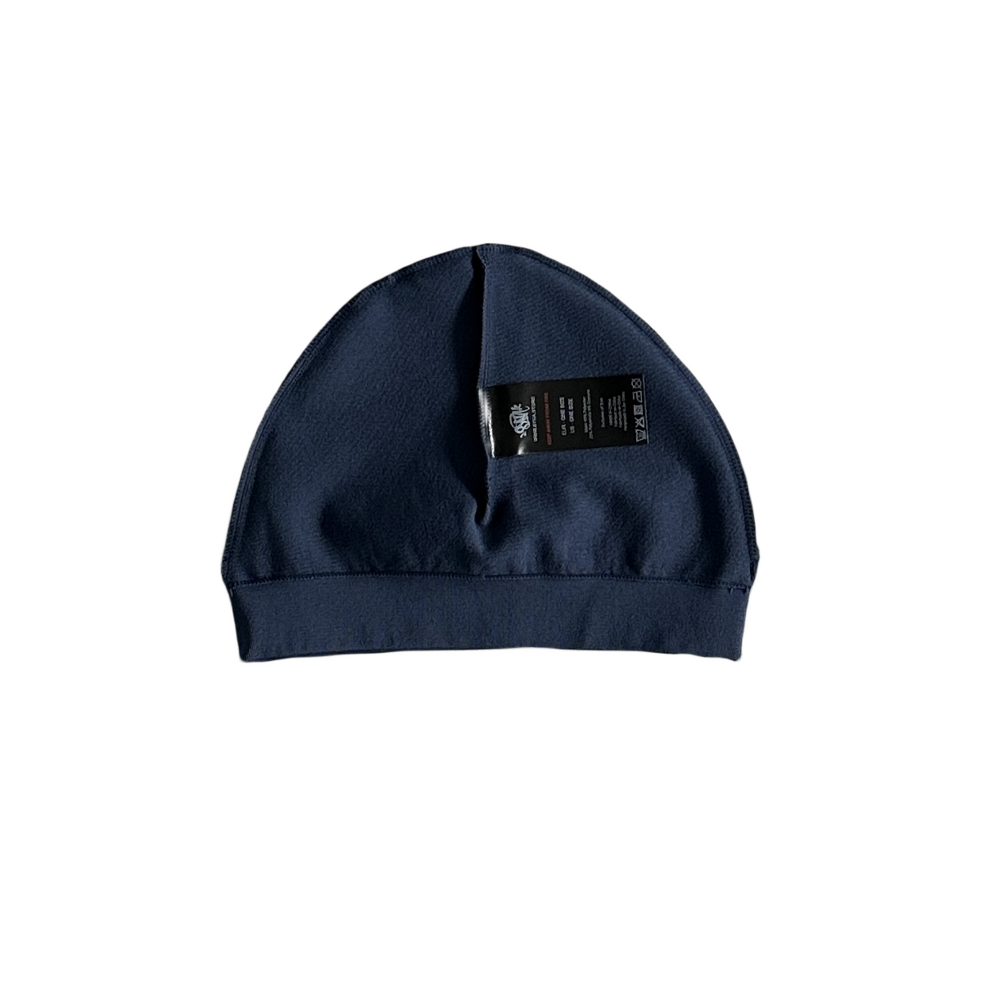 Bérets Casquette de Course Syna World Logo Crâne Chapeau Tricot Bonnet Hommes Femmes Y2k Chaud Bonnets SY Sans Couture Chapeau Froid - Bleu/Blanc