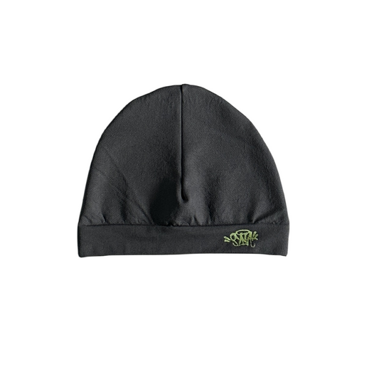 Bérets casquette de course Syna World Logo crâne chapeau tricot bonnet hommes femmes Y2k chaud bonnets SY sans couture chapeau froid-gris/vert
