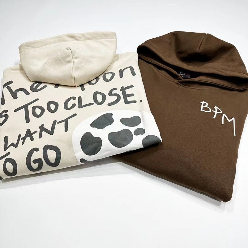 Broken Planet BPM Hoodie Long-sleeved Sweatshirt - Brown
