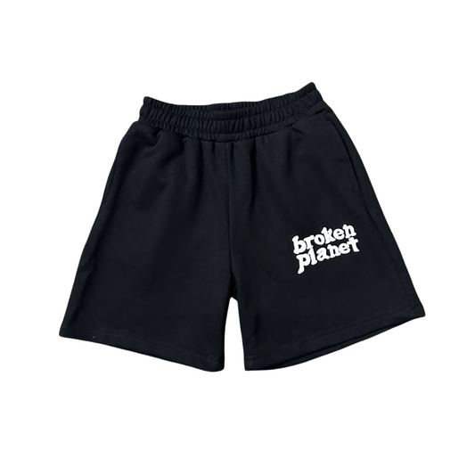 Broken Planet Basics Shorts Casual Sweatpants - Onyx Black