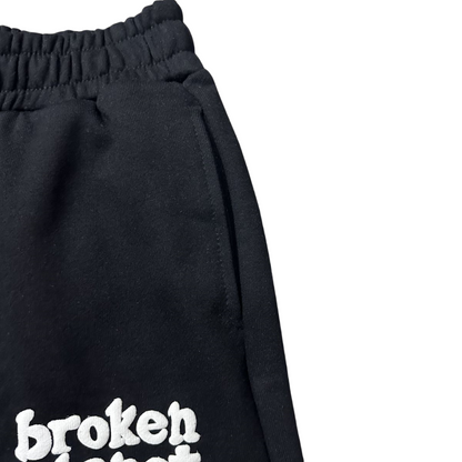 Pantalon de survêtement décontracté Broken Planet Basics Shorts - Onyx Black
