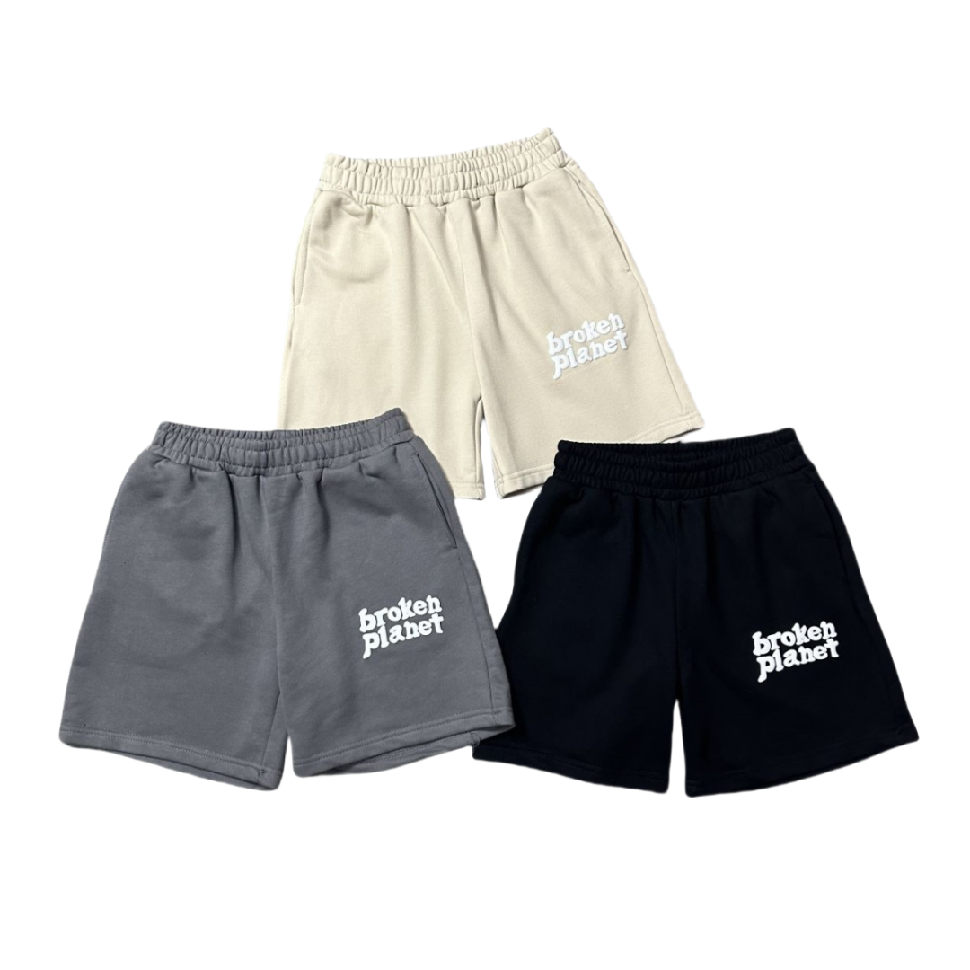Broken Planet Basics Shorts Casual Sweatpants - Gray