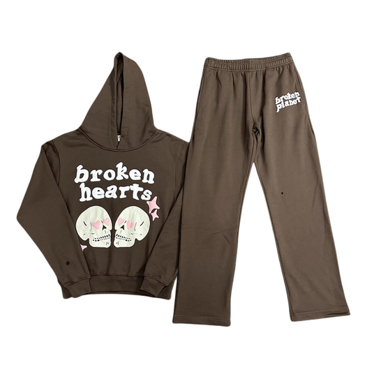 Broken Planet 'Broken Hearts' Sweat à capuche et pantalons Survêtements