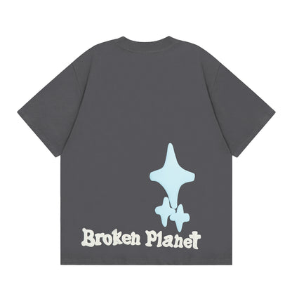 Broken Planet Men's Women's T-shirt 'into the abyss' Tee