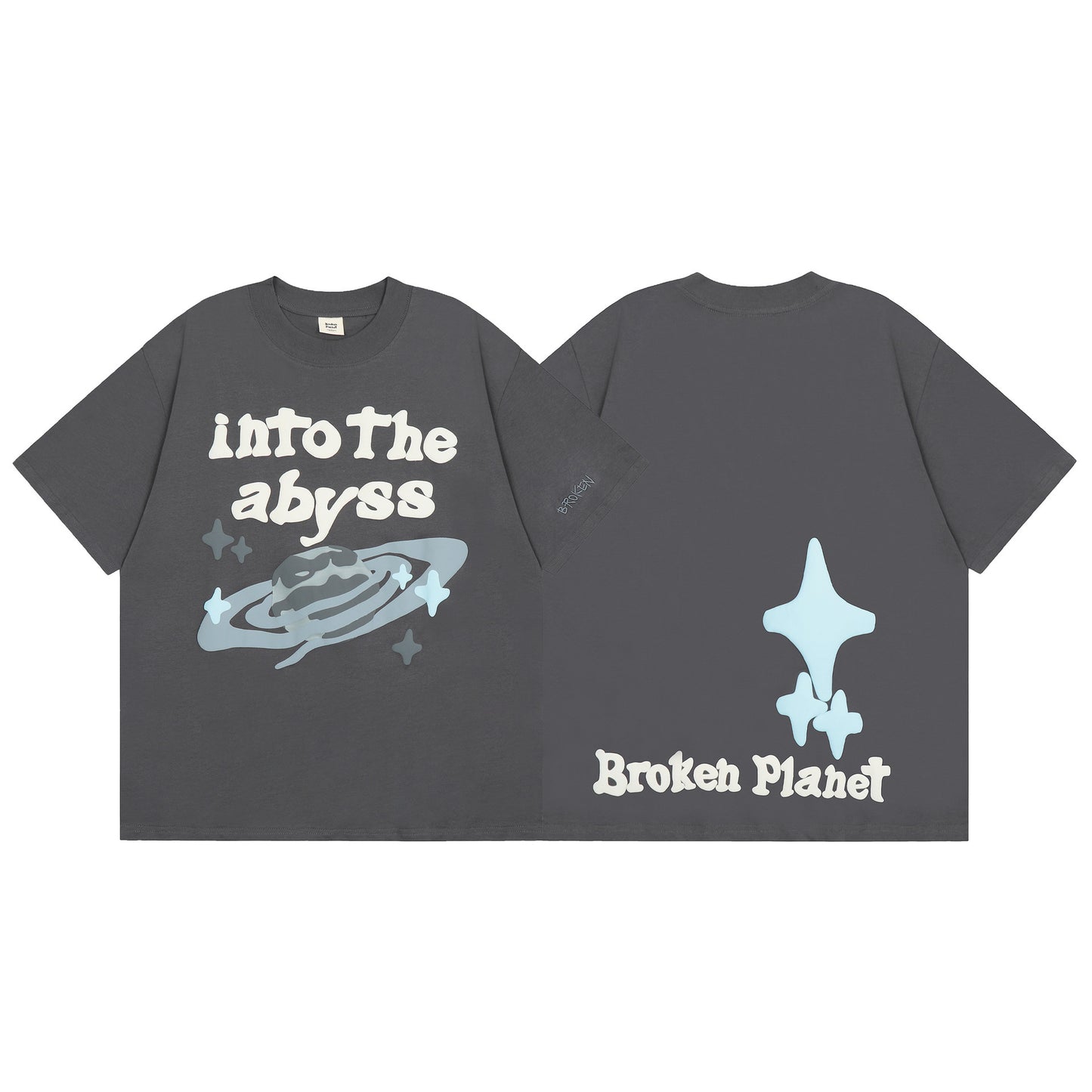 Broken Planet Men's Women's T-shirt 'into the abyss' Tee