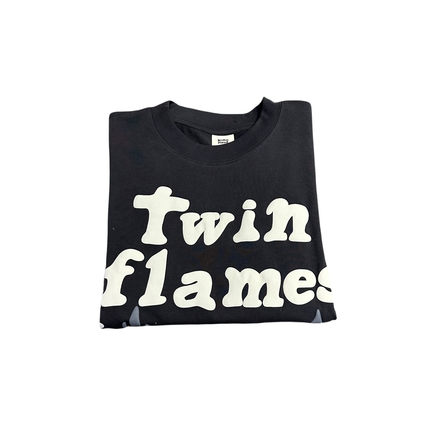 Broken Planet T-shirt homme femme 'flammes jumelles' Tee