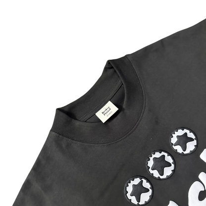 Broken Planet 'TOTAL CHAOS' Tee-shirt streetwear décontracté à manches courtes - Noir