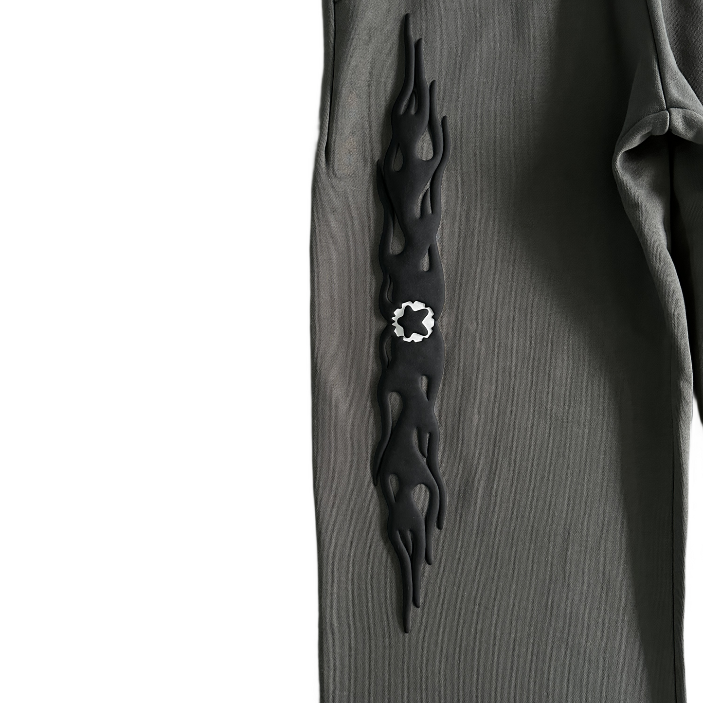 Broken Planet Wide-leg Sweatpants ‘Dark Hours Vol.3’ Drop Pants- Gunmetal Gray