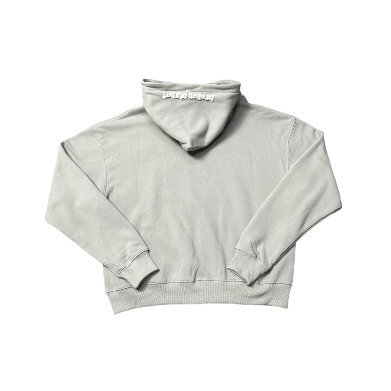Broken Planet Zip Up Hoodie Jacket Sweat-shirt Cardigan à Capuche - Gris Foncé