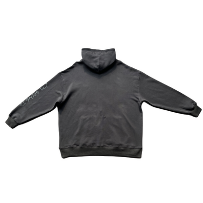 Broken Planet Zip Up Hoodie Jacket Hooded Cardigan Sweatshirt - Light Grey