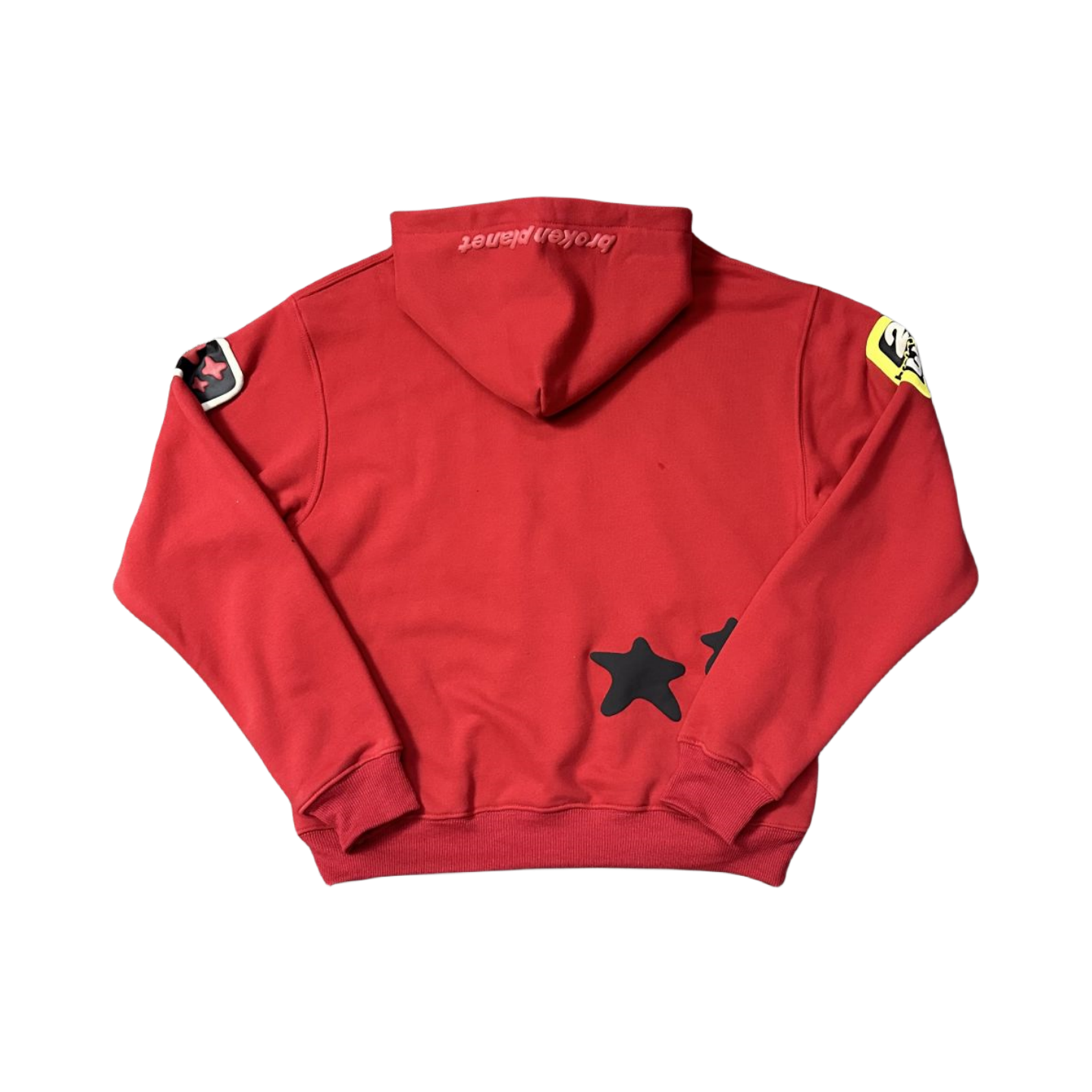 Broken Planet ‘brighter days are ahead’ Hoodie And Trousers Tracksuits Casual Streetwear Set - Red