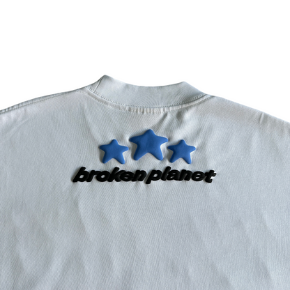 Broken Planet 'brighter days are ahead' Tee Casual Streetwear Short Sleeve T-shirt- White