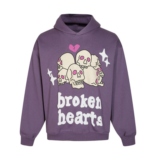 Broken Planet ‘broken hearts’ Hoodie Long-sleeved Sweatshirt - Hipstersbuy