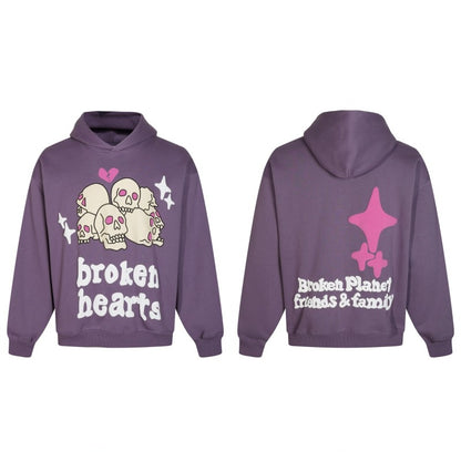 Broken Planet ‘broken hearts’ Hoodie Long-sleeved Sweatshirt
