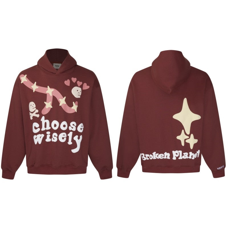 Broken Planet ‘choose wisely’ Hoodie Long-sleeved Sweatshirt