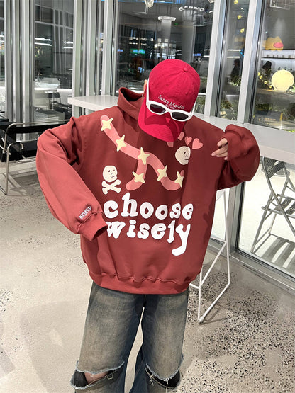 Broken Planet ‘choose wisely’ Hoodie Long-sleeved Sweatshirt