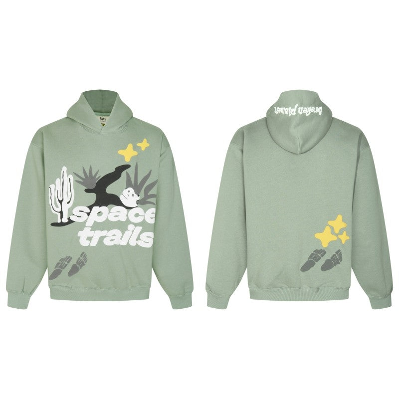 Broken Planet ‘space trails’ Hoodie Long-sleeved Sweatshirt
