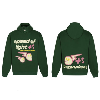 Broken Planet ‘speed of light’ Hoodie Long-sleeved Sweatshirt