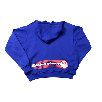 Broken Planet ‘the future is here’ Hoodie And Trousers Tracksuits Casual Streetwear Set - Blue