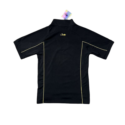 CORTEIZ Talismo Football Jersey Tee Short Sleeve T-Shirt - BLACK & GOLD