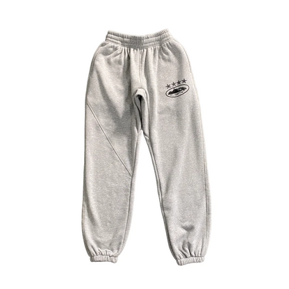 Corteiz 4 Starz Alcatraz Jogging Trousers - GREY