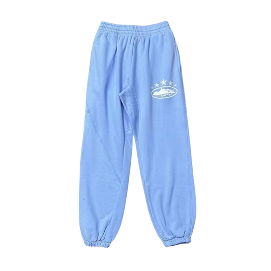 Corteiz 5 Starz Alcatraz Jogging Trousers - BABY BLUE