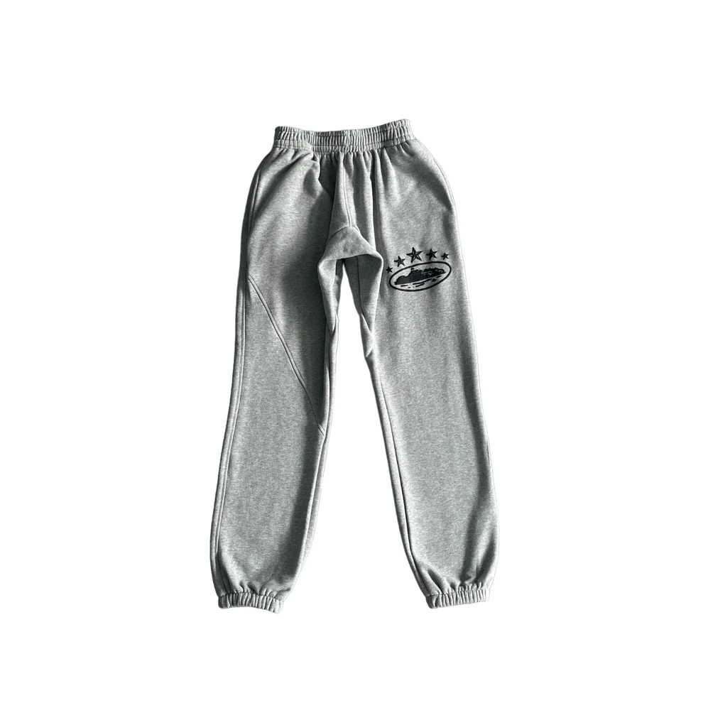 Corteiz 5 Starz Alcatraz Jogging Trousers - GREY