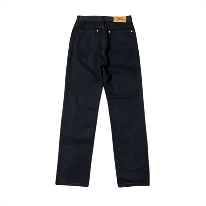 Corteiz Corteiz Alcatraz Baggy Denim Jeans Men's Women's Unisex Pants - Black