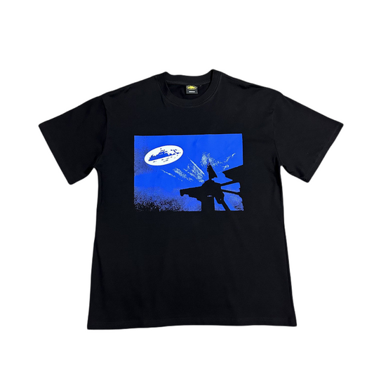 Corteiz Alcatraz Batman Tee Short sleeve T-shirt - BLACK
