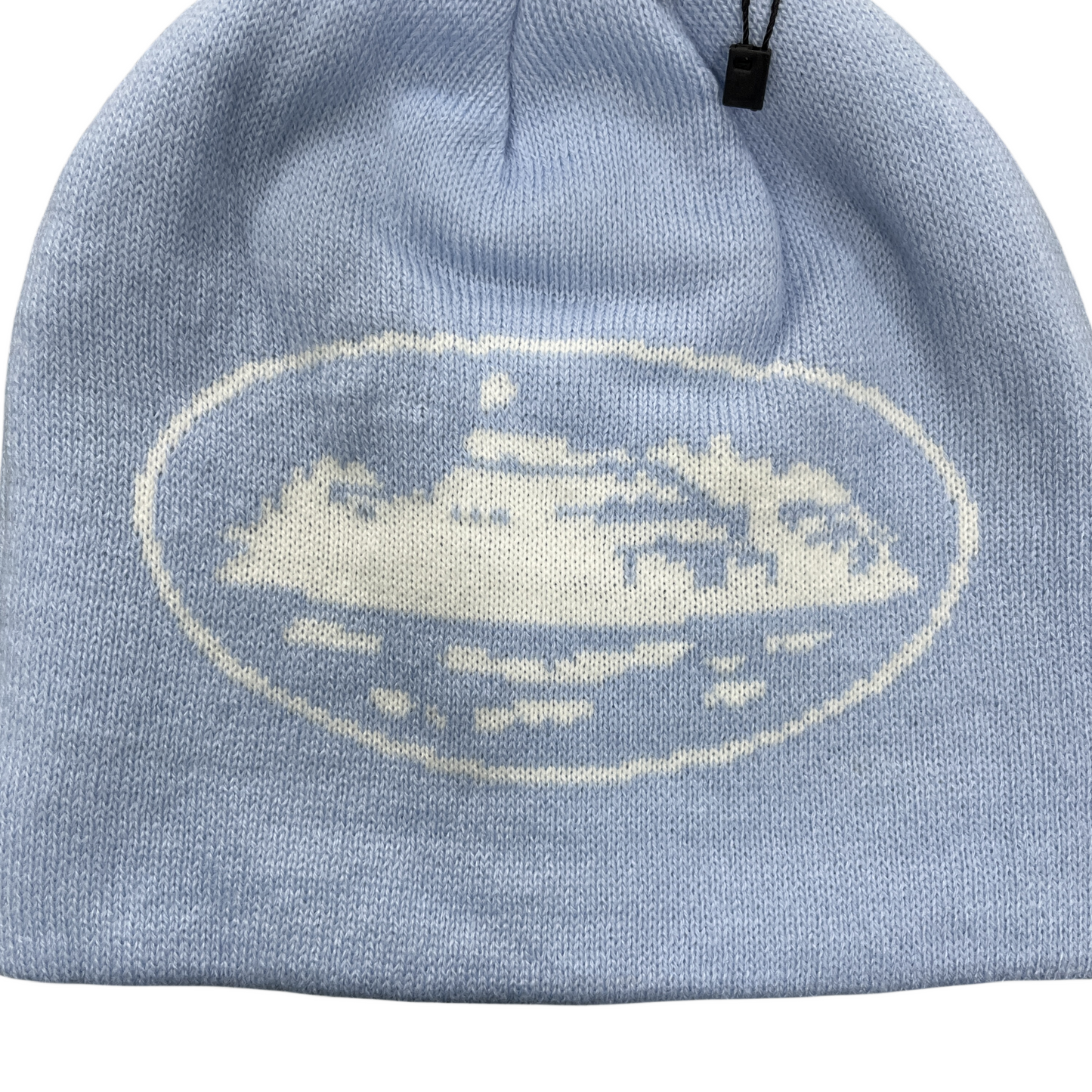 Corteiz Alcatraz Beanie Knitting Warm Cap Demon Cold Hat - Baby blue