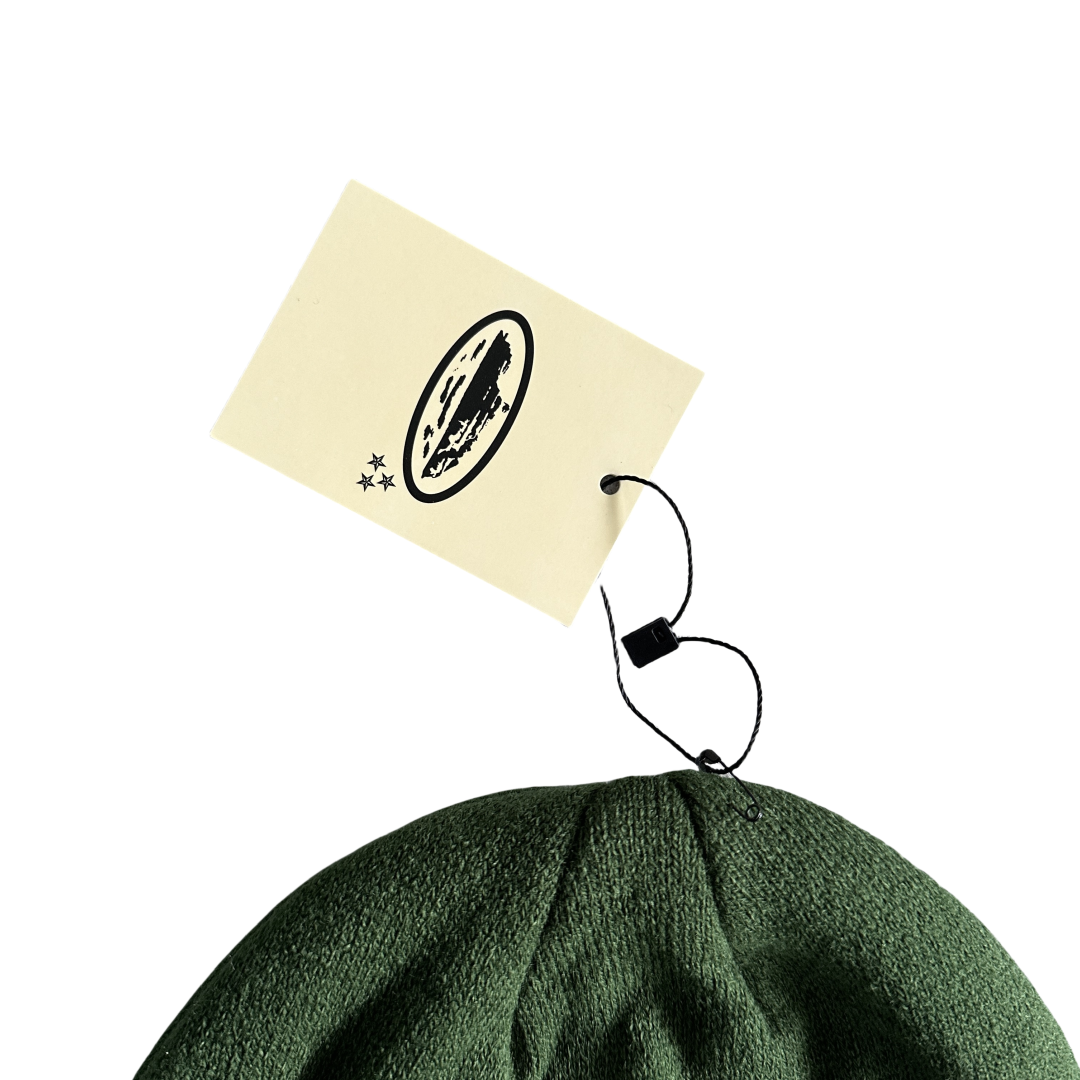 Corteiz Alcatraz Beanie Knitting Warm Cap Demon Cold Hat - Green