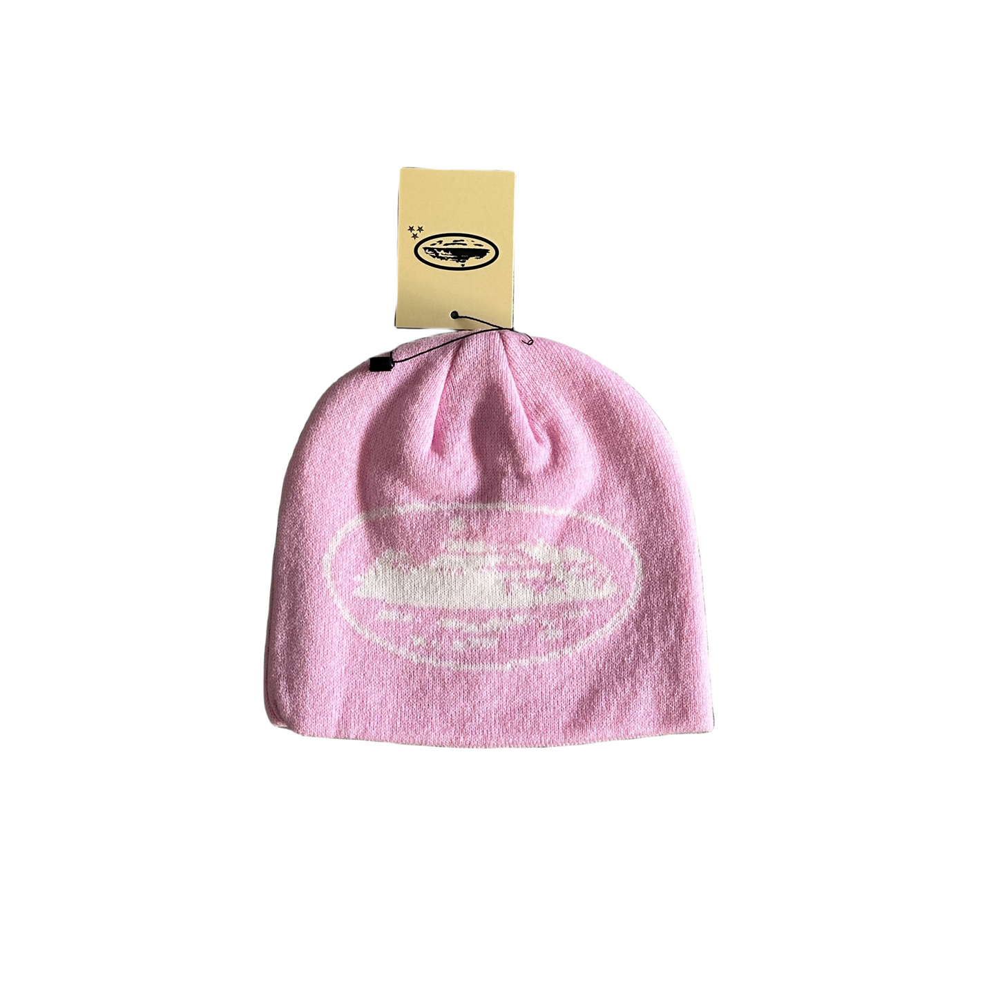 Corteiz Alcatraz Beanie Knitting Warm Cap Demon Cold Hat - Cream