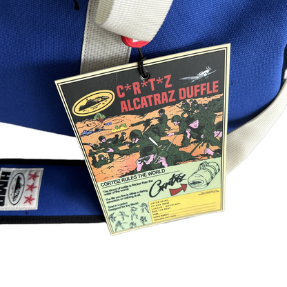 Sac de sport à bandoulière Corteiz Alcatraz Duffle Bag - Bleu