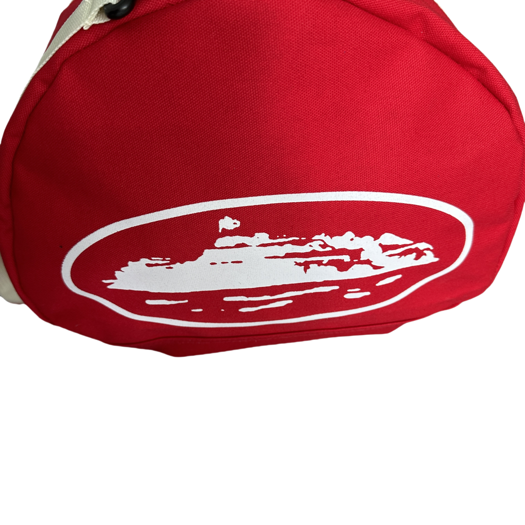 Sac de sport à bandoulière Corteiz Alcatraz Duffle Bag - Rouge