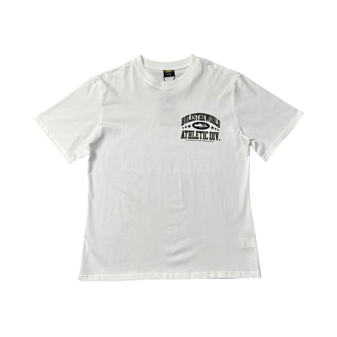 Corteiz Alcatraz Graphic Tee Streetwear Short Sleeve T-shirt - White - Hipstersbuy