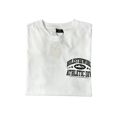 Corteiz Alcatraz Graphic Tee Streetwear Short Sleeve T-shirt - White - Hipstersbuy