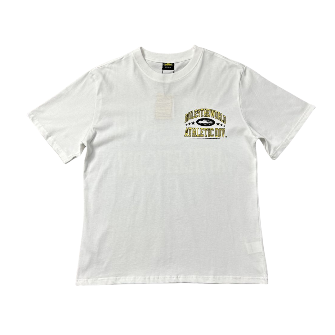 Corteiz Alcatraz Graphic Tee Streetwear Short Sleeve T-shirt - White - Hipstersbuy