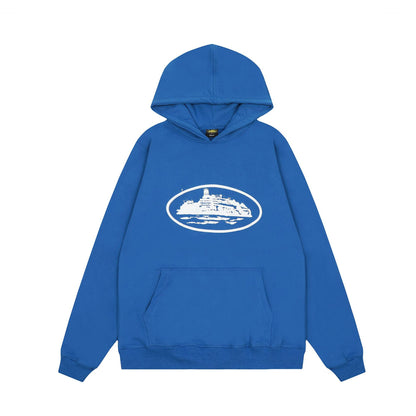 Corteiz Alcatraz Hoodie Hooded Long Sleeve Sweatshirt  - BABY BLUE