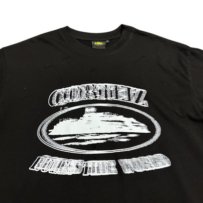 Corteiz Alcatraz Phantom Tee Short sleeve T-shirt - BLACK/WHITE