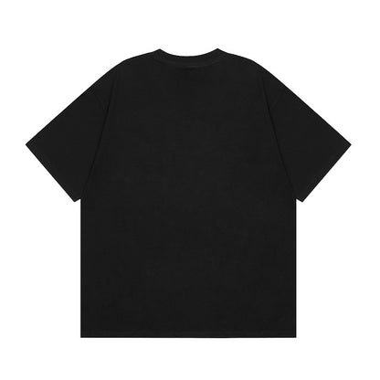 Corteiz Alcatraz Round Grass Tee Short sleeve T-shirt - BLACK