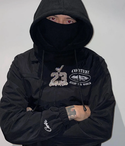 Corteiz Alcatraz Shukushuku Jacket - BLACK