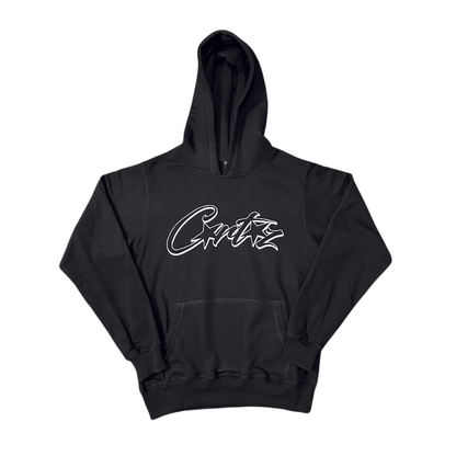 Corteiz Allstarz Jogging And Hoodie Tracksuits - Black