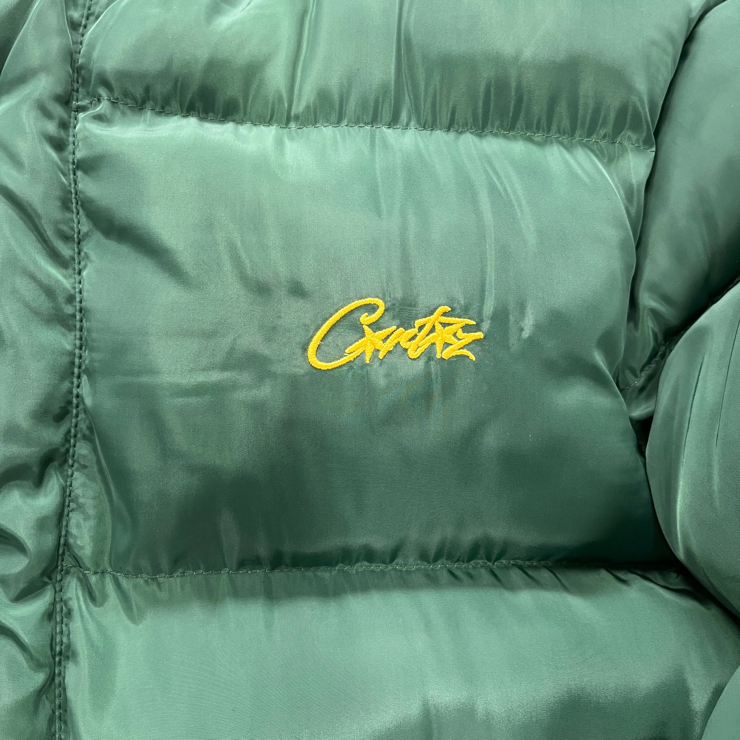 Corteiz Bolo Puffer Jacket - Emerald