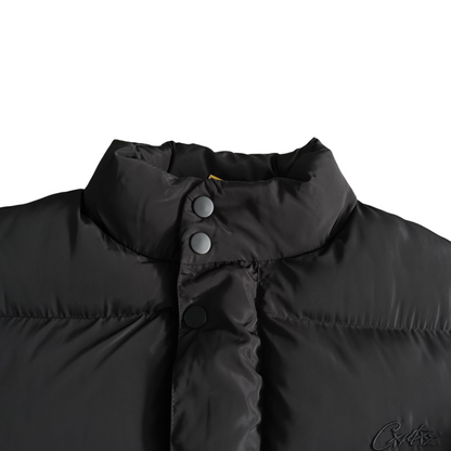 Corteiz Bolo Puffer Jacket - TRIPLE BLACK