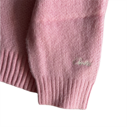 Corteiz C Star Mohairknit Sweater Jumper Tops -Pink