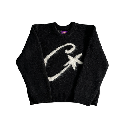 Corteiz C Star Mohairknit Sweater - Beige