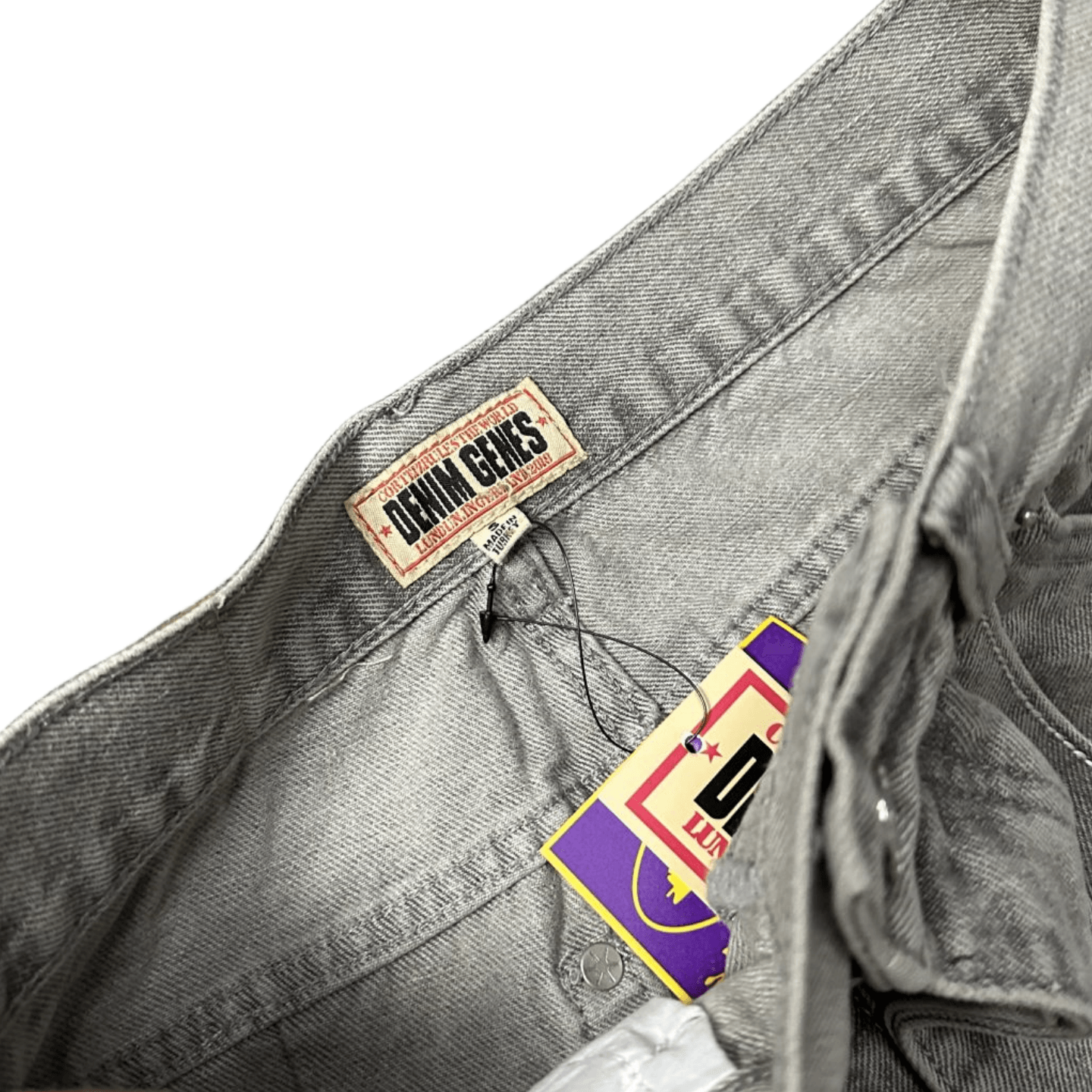 Corteiz C-Star Denim Jeans Men's Women's Unisex Pants - Gray
