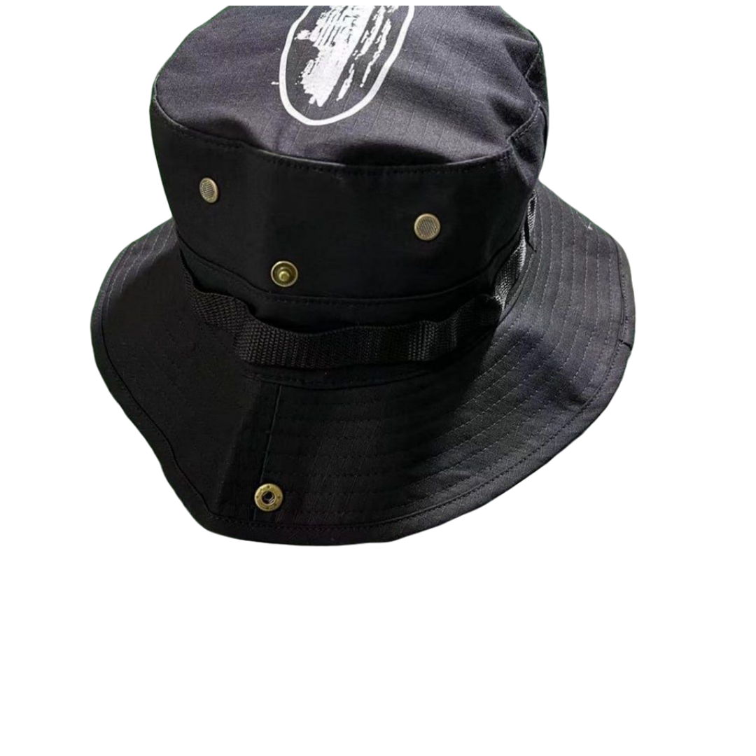 Corteiz RTW Guerillaz Vintage Bucket Hat - Black