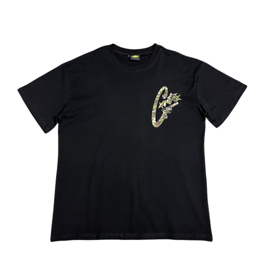 Corteiz Camo Gunslinger Tee Short sleeve T-shirt - BLACK